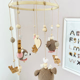 Baby Mobile Girl, Deer, Nursery Decoration, Baby Gift, Baby Changing Table, Baby Bed Mobile