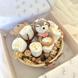Mini Windeltorte Baby Geschenk Mädchen
