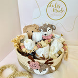 Mini Windeltorte Baby Geschenk Mädchen