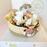Mini Windeltorte Baby Geschenk Mädchen