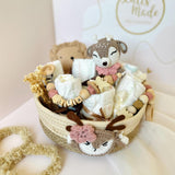 Mini Windeltorte Baby Geschenk Mädchen
