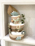 Windeltorte Dino, Windeltorte, Geburt Geschenk , Baby Geschenk, Windeltorte