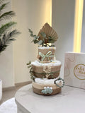 Windeltorte Dino, Windeltorte, Geburt Geschenk , Baby Geschenk, Windeltorte