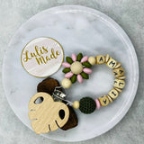 Pacifier chain and teether set
