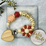 Pacifier chain and teether set