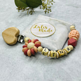 Pacifier chain and teether set