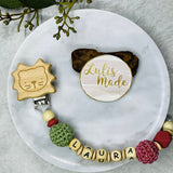 Pacifier chain and teether set