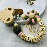 Pacifier chain and teether set