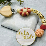 Pacifier chain and teether set