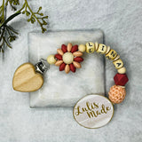 Pacifier chain and teether set