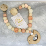 Pacifier chain and teether set
