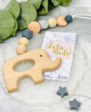 Pacifier chain and teether set