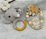 Pacifier chain and teether set
