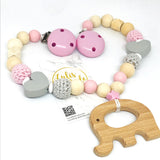 Pacifier chain and teether set