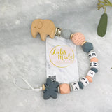 Pacifier chain and teether set