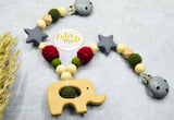 Pacifier chain and teether set