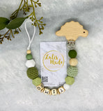 Pacifier chain and teether set