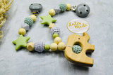 Pacifier chain and teether set