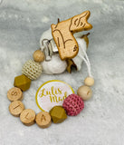Pacifier chain and teether set