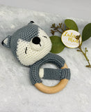 Pacifier chain and teether set
