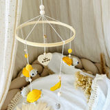 Baby Mobile personalisiert, Mobile Baby, Mobile Schildkröte, Mobile mit Namen,  Mobile Baby Junge, Mobile Baby Mädchen, Mobile Wickeltisch