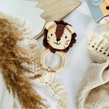 Rassel Baby, Rassel personalisiert, Rassel Gehäkelt, Häkelrassel mit Gravur, Baby Geschenk, Baby