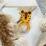 Rassel Baby, Rassel personalisiert, Rassel Gehäkelt, Häkelrassel mit Gravur, Baby Geschenk, Baby