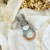 Rassel mit Namen, Babygeschenk, Geburt, Geschenk zur Geburt, Rassel Baby, Neugeborenen Geschenk, Rassel personalisiert, Greifling personalisiert, Baby