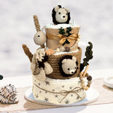 Windeltorte, Löwe Windeltorte, Geschenk zur Geburt, Windeltorte Waldtiere, Geschenk Baby (Kopie)
