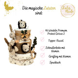 Windeltorte, Löwe Windeltorte, Geschenk zur Geburt, Windeltorte Waldtiere, Geschenk Baby (Kopie)