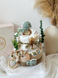 Windeltorte Dino, Windeltorte, Geburt Geschenk , Baby Geschenk, Windeltorte