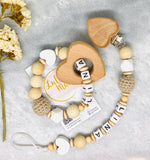 Pacifier chain and teether set