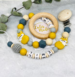 Pacifier chain and teether set