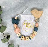 Pacifier chain and teether set