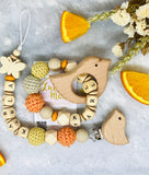 Pacifier chain and teether set