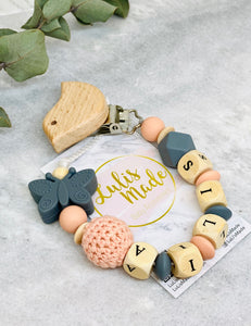 Pacifier chain and teether set