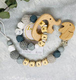 Schnullerkette und Beißring