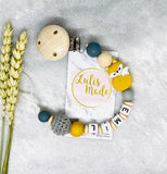 Pacifier chain and teether set