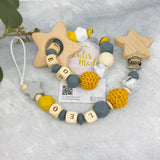 Pacifier chain and teether set