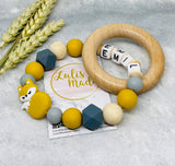 Pacifier chain and teether set