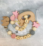 Pacifier chain and teether set