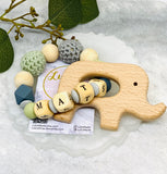 Pacifier chain and teether set
