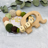 Pacifier chain and teether set