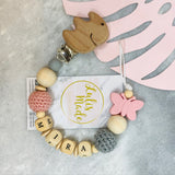 Pacifier chain and teether set