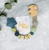 Pacifier chain and teether set