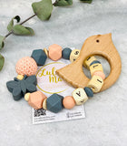 Pacifier chain and teether set