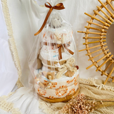 Windeltorte Baby, Geschenk zur Geburt, Windeltorte Waldtiere, Geschenk Baby