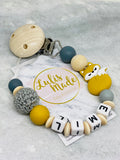 Pacifier chain and teether set