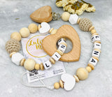 Pacifier chain and teether set