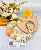 Pacifier chain and teether set